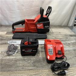 AS-IS Milwaukee FUEL 16 in. 18V Lithium-Ion Brushless Battery Chainsaw Kit