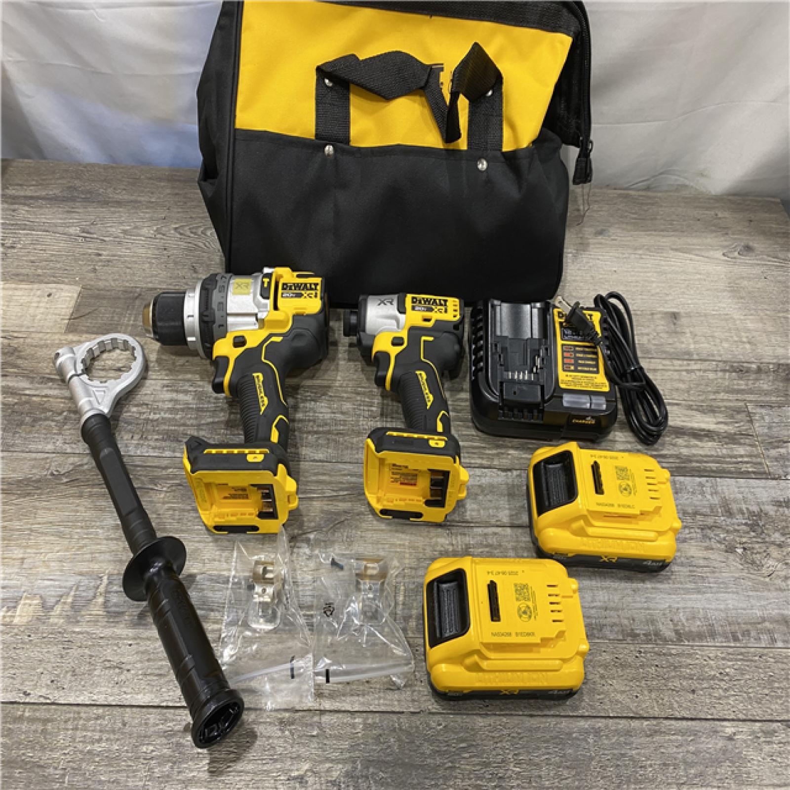 AS-IS DEWALT 20V MAX Lithium-Ion Cordless 2-Tool Combo Kit
