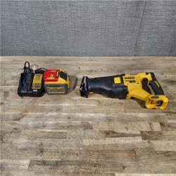 HOUSTON LOCATION - AS-IS DEWALT FLEXVOLT 60V MAX Cordless Brushless Reciprocating Saw Kit with (1) FLEXVOLT 9.0Ah Battery