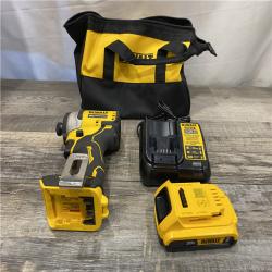 AS-IS DEWALT Atomic 20V Max Lithium-Ion Brushless Cordless Compact 1/4 in. Impact Driver Kit