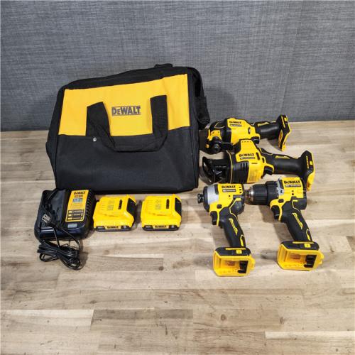 HOUSTON LOCATION - AS-IS (APPEARS LIKE NEW) DEWALT 20V MAX* XR 4-Tool Combo Kit