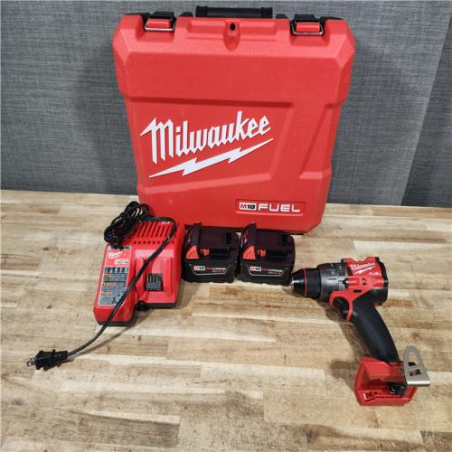 HOUSTON LOCATION - AS - IS Milwaukee FUEL 18V Lithium-Ion Brushless Cordless 1/2 in. Hammer Drill Driver Kit
