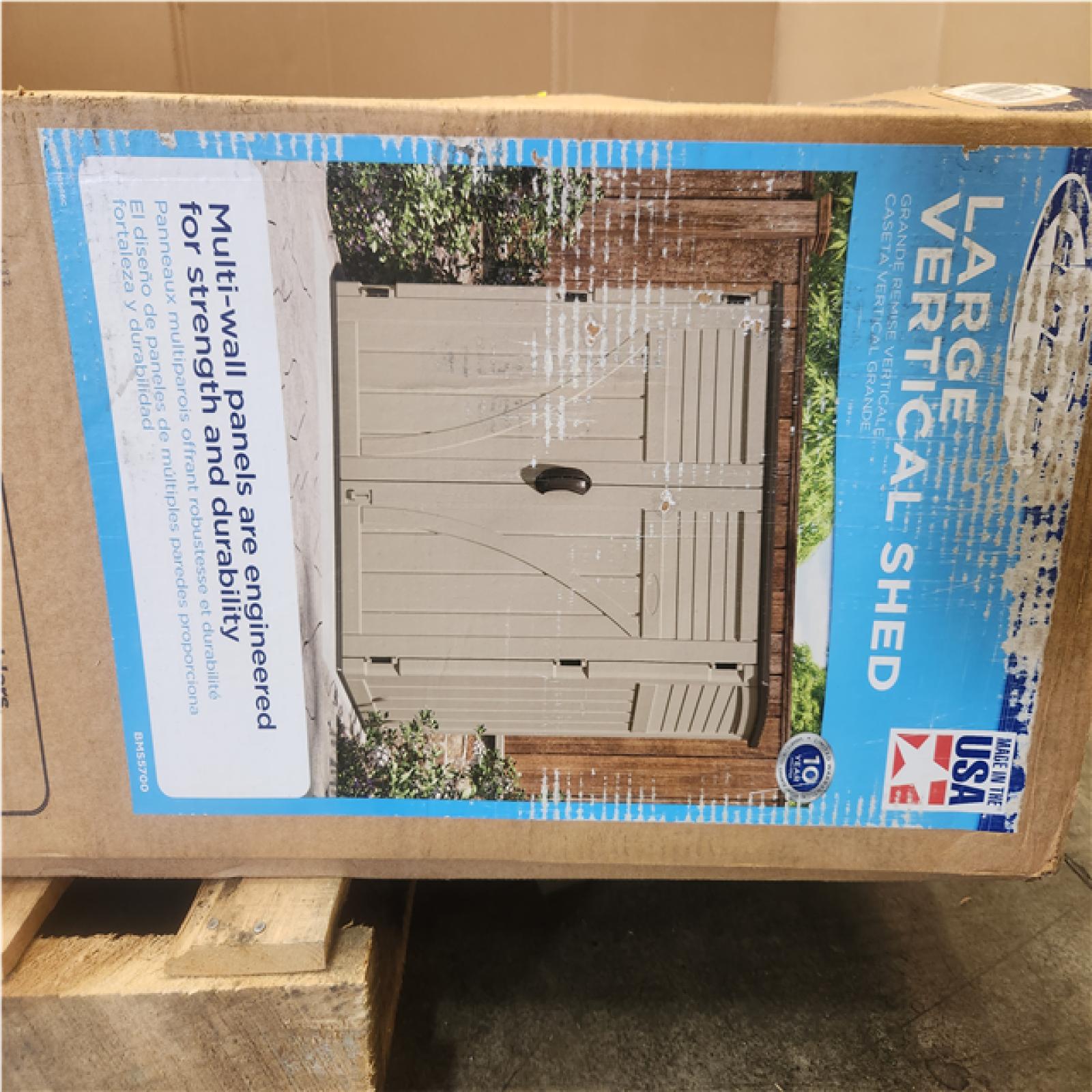 Phoenix NEW Suncast 2 ft. 8 in. x 4 ft. 5 in. x 6 ft. Large Vertical Storage Shed