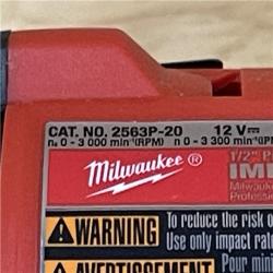 AS-IS -MILWAUKEE M12 FUEL 12V Lithium-Ion Brushless Cordless Stubby 1/2 in. Impact Wrench with Pin Detent (Tool-Only)