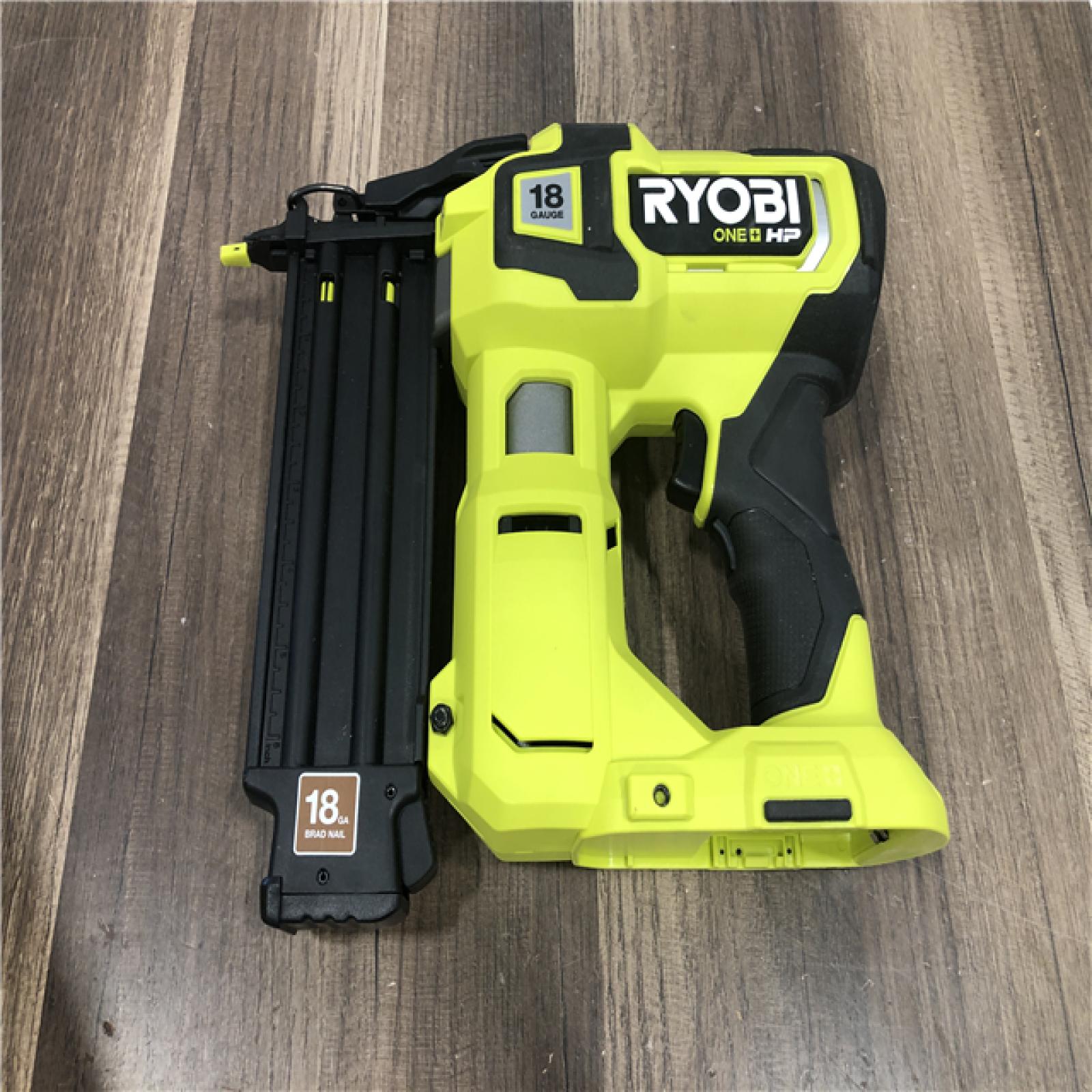 AS-IS RYOBI ONE+ HP 18V 18-Gauge Brushless Cordless AirStrike Brad Nailer (Tool Only)