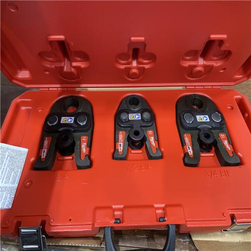 AS-IS Milwaukee M18 1/2in. -1 in. Black Iron Press Tool Jaw Kit