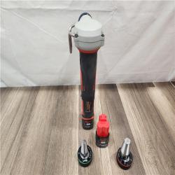 AS-IS- Milwaukee M12 12V Lithium-Ion Cordless PEX Expansion Tool Kit with (2) 1.5 Ah Batteries  (3) Expansion Heads and Hard Case