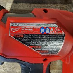 HOUSTON LOCATION - AS-IS MILWAUKEE FUEL 18V Cordless 18-Gauge 1/4 in. Narrow Crown Stapler (Tool-Only)