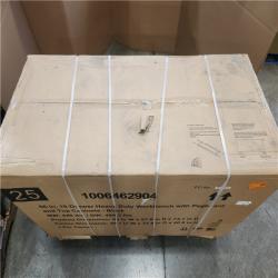 Phoenix NEW Husky 56 in. W x 27.6 in. D 10-Drawer Matte Black Heavy-Duty Mobile Workbench with Pegboard and Top Cabinets (SEALED)