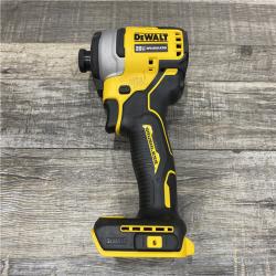 AS-IS DEWALT Atomic 20V Max Lithium-Ion Brushless Cordless Compact 1/4 in. Impact Driver Kit