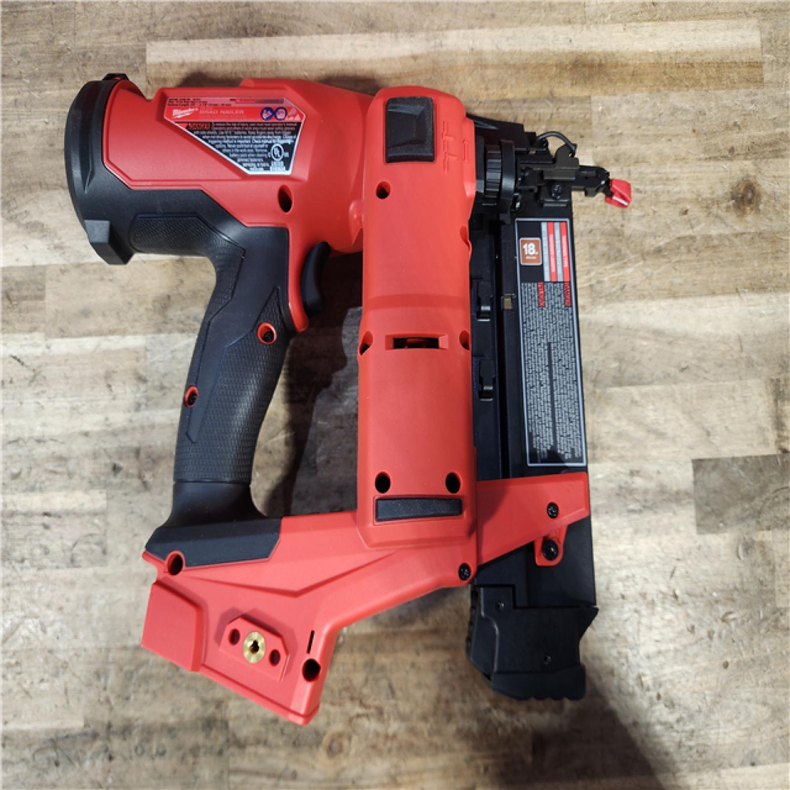 HOUSTON LOCATION - AS-IS (APPEARS LIKE NEW) Milwaukee FUEL 18-Volt Lithium-Ion Brushless Cordless Gen II 18-Gauge Brad Nailer (Tool-Only)