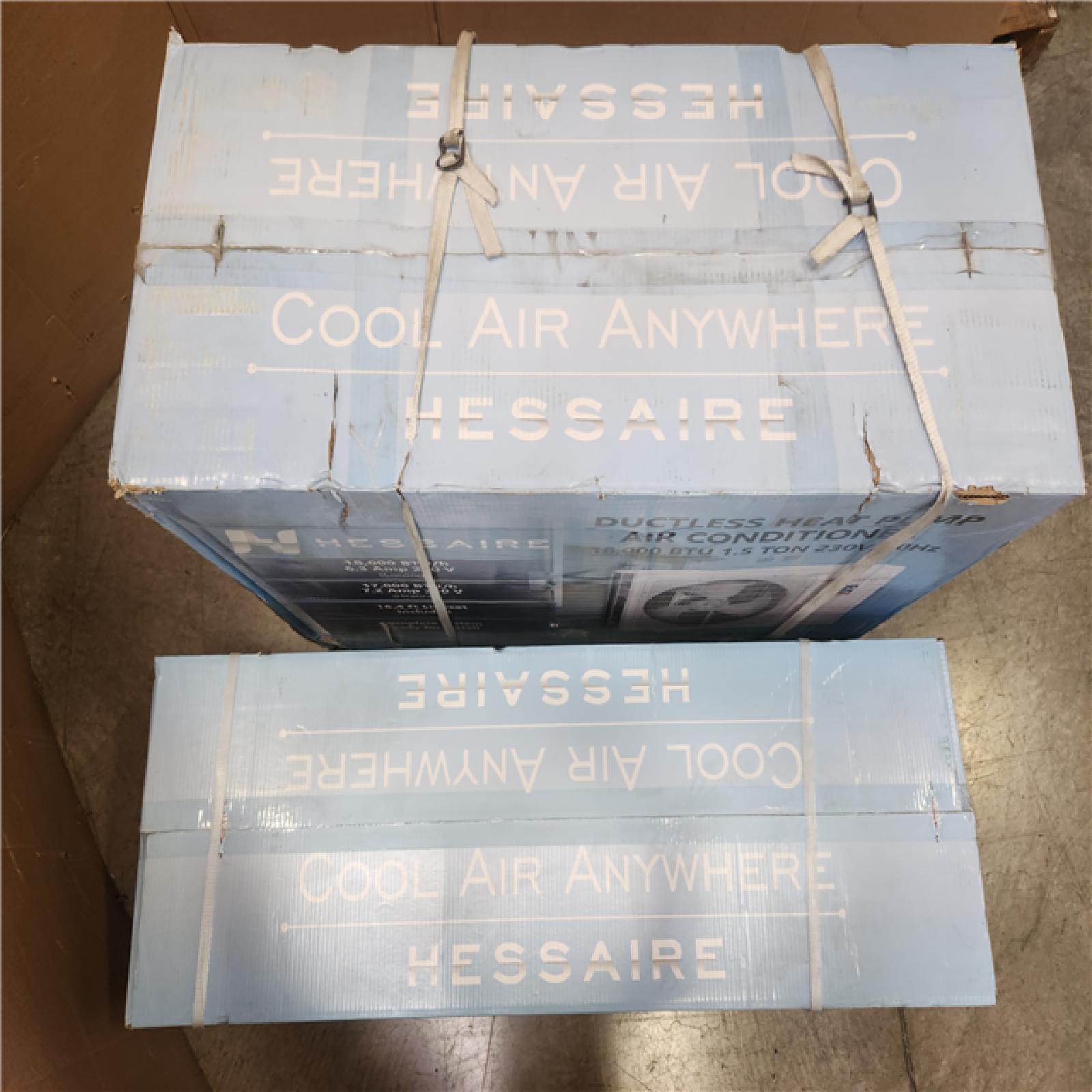 Phoenix NEW Hessaire DIY 21 SEER2 18 000 BTU WiFi 1.5-Ton Ductless Mini Split Air Conditioner  Heat Pump  Variable Speed Inverter-208V/230V