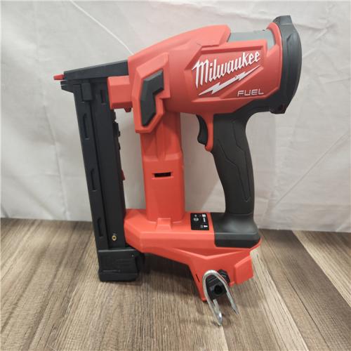AS-IS- MILWAUKEE FUEL 18V Cordless 18-Gauge 1/4 in. Narrow Crown Stapler (Tool-Only)