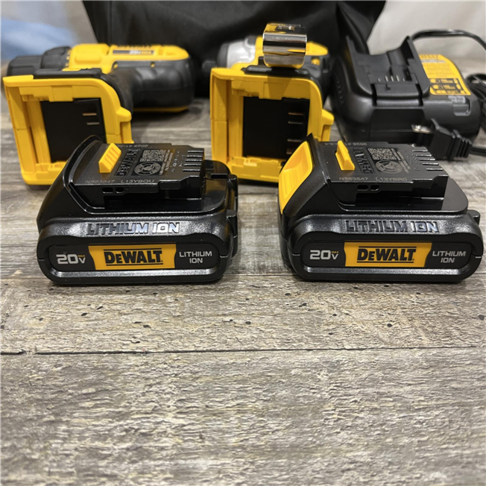 AS-IS DEWALT 20V MAX Cordless Drill/Impact 2 Tool Combo Kit