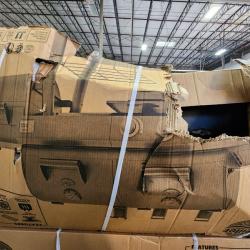 Phoenix AS-IS Char-Griller Texas Trio 4-Burner Dual Fuel Grill with Smoker in Black