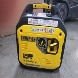 CALIFORNIA AS-IS CHAMPION 4 500 STARTING WATT/ 3 250 RUNNING WATT PORTABLE GENERATOR