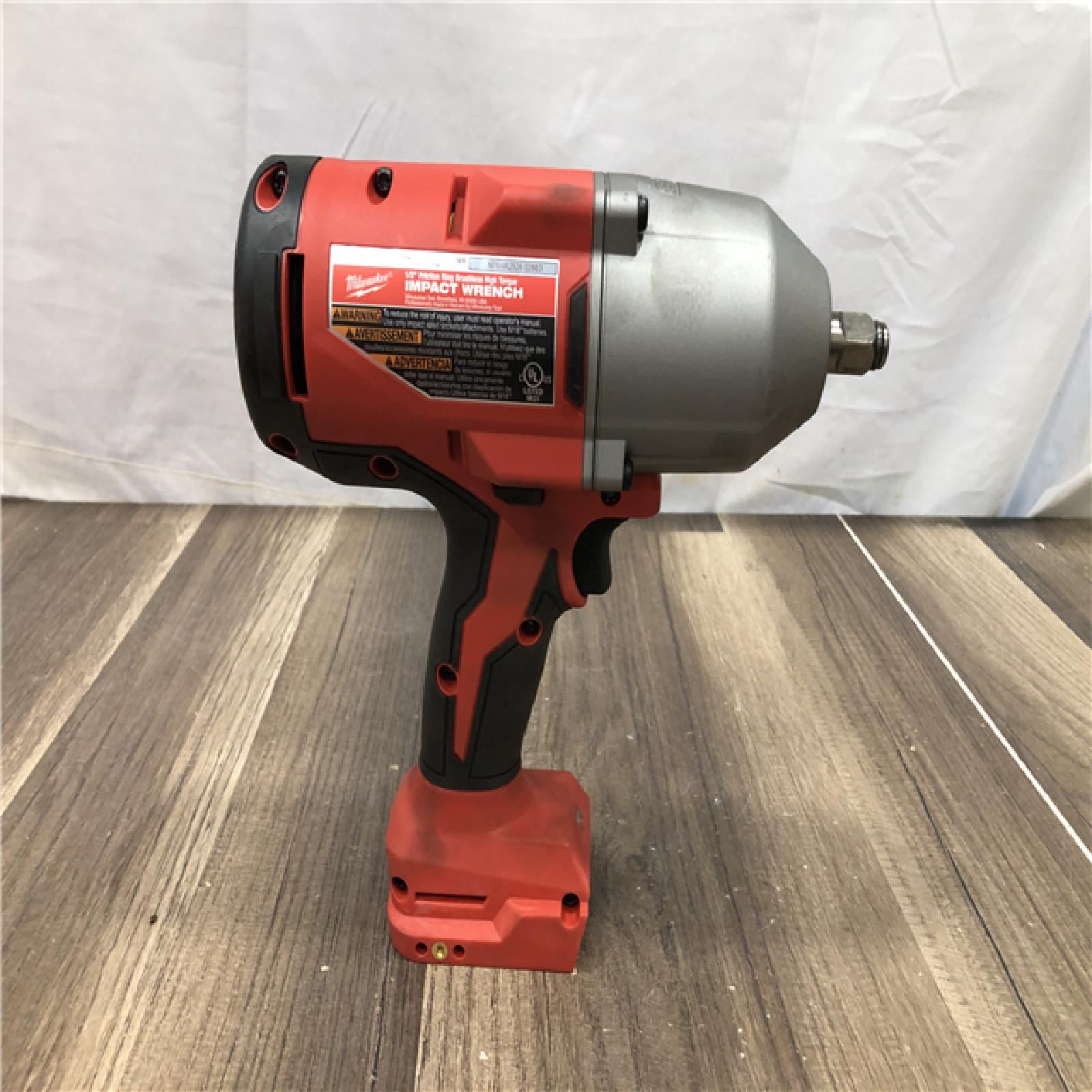 AS-IS Milwaukee 18-Volt Lithium-Ion Brushless 1/2 in. High Torque Impact Wrench with Friction Ring (Tool-Only)