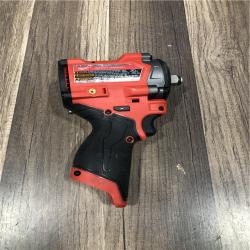 AS-IS Milwaukee FUEL 12V Lithium-Ion Brushless Cordless Stubby 1/2 in. Impact Wrench (Tool-Only)