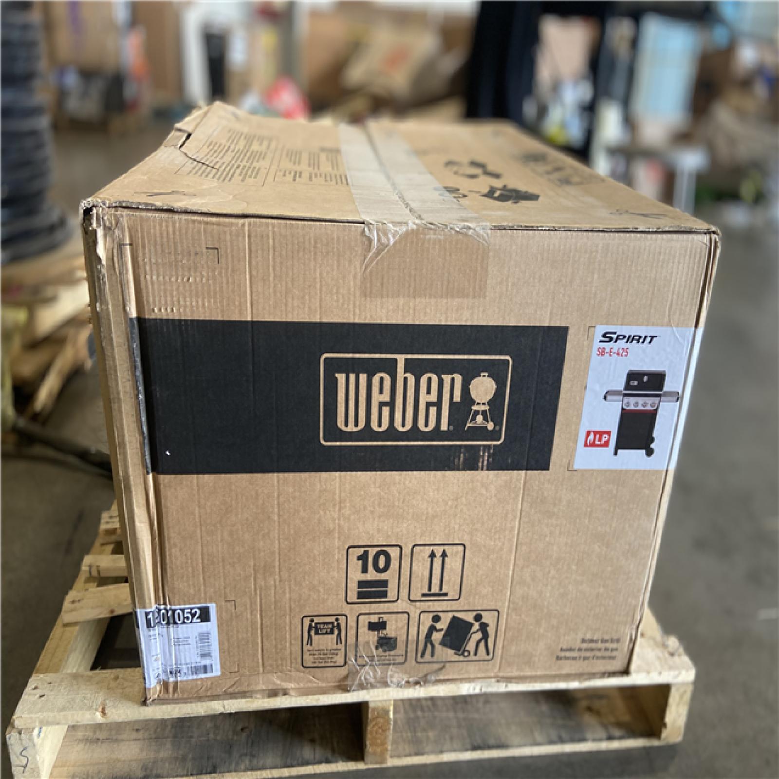 DALLAS LOCATION - Weber Spirit SB-E-425 4-Burner Propane Gas Grill in Black with Powerful Boost Burners