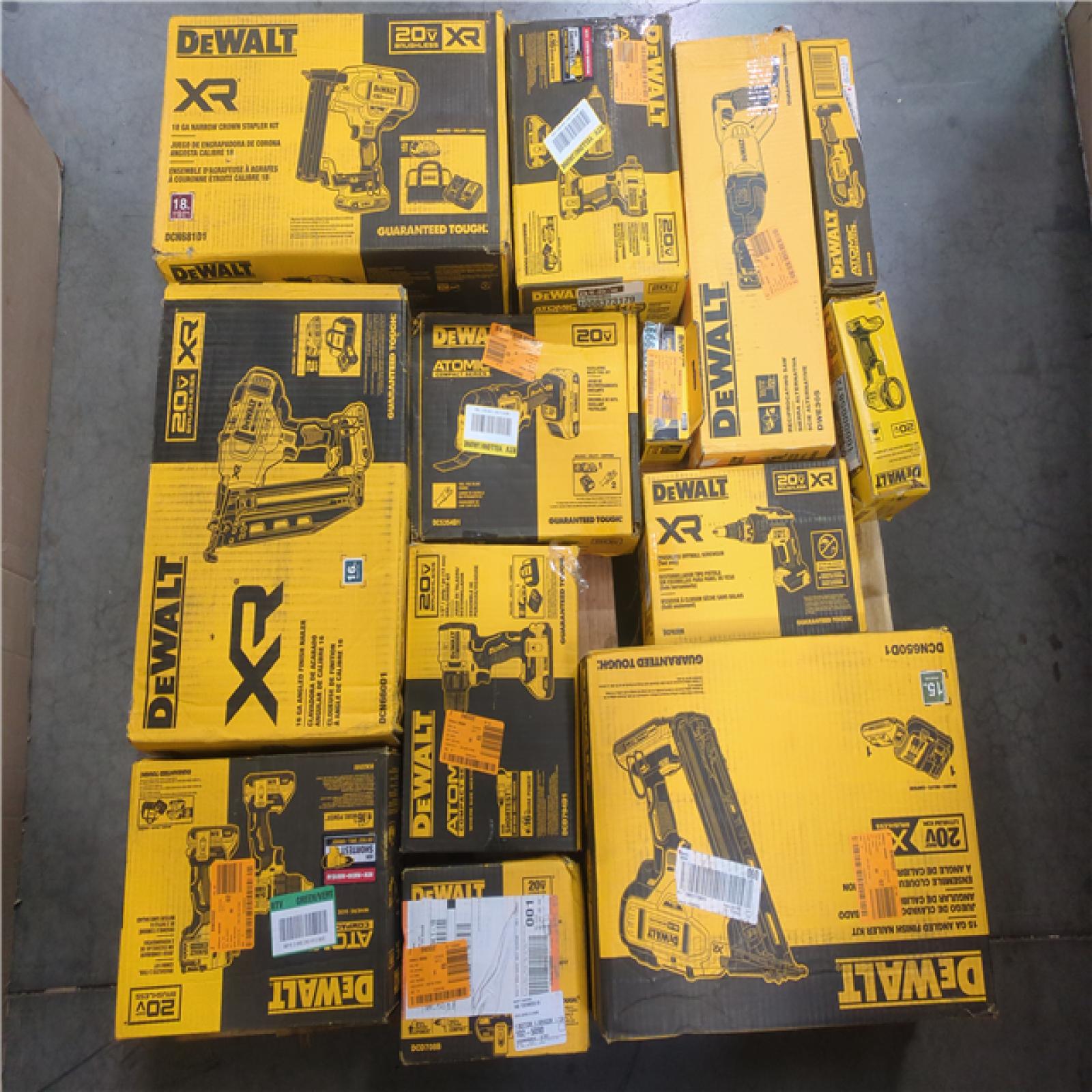 CALIFORNIA AS-IS TOOL PALLET DEWALT TOOLS