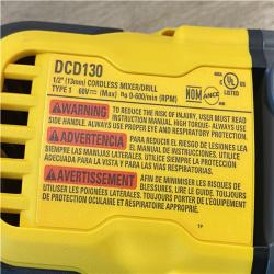 AS-IS DEWALT FLEXVOLT 60-Volt MAX Cordless Brushless 1/2 in. Mixer/Drill with E-Clutch (Tool-Only)