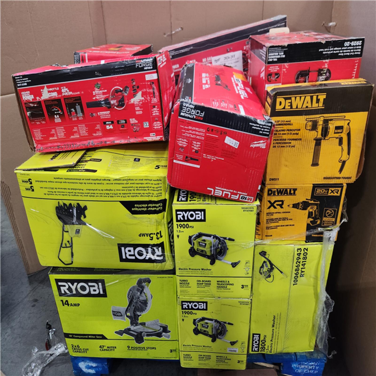 CALIFORNIA AS-IS TOOL PALLET