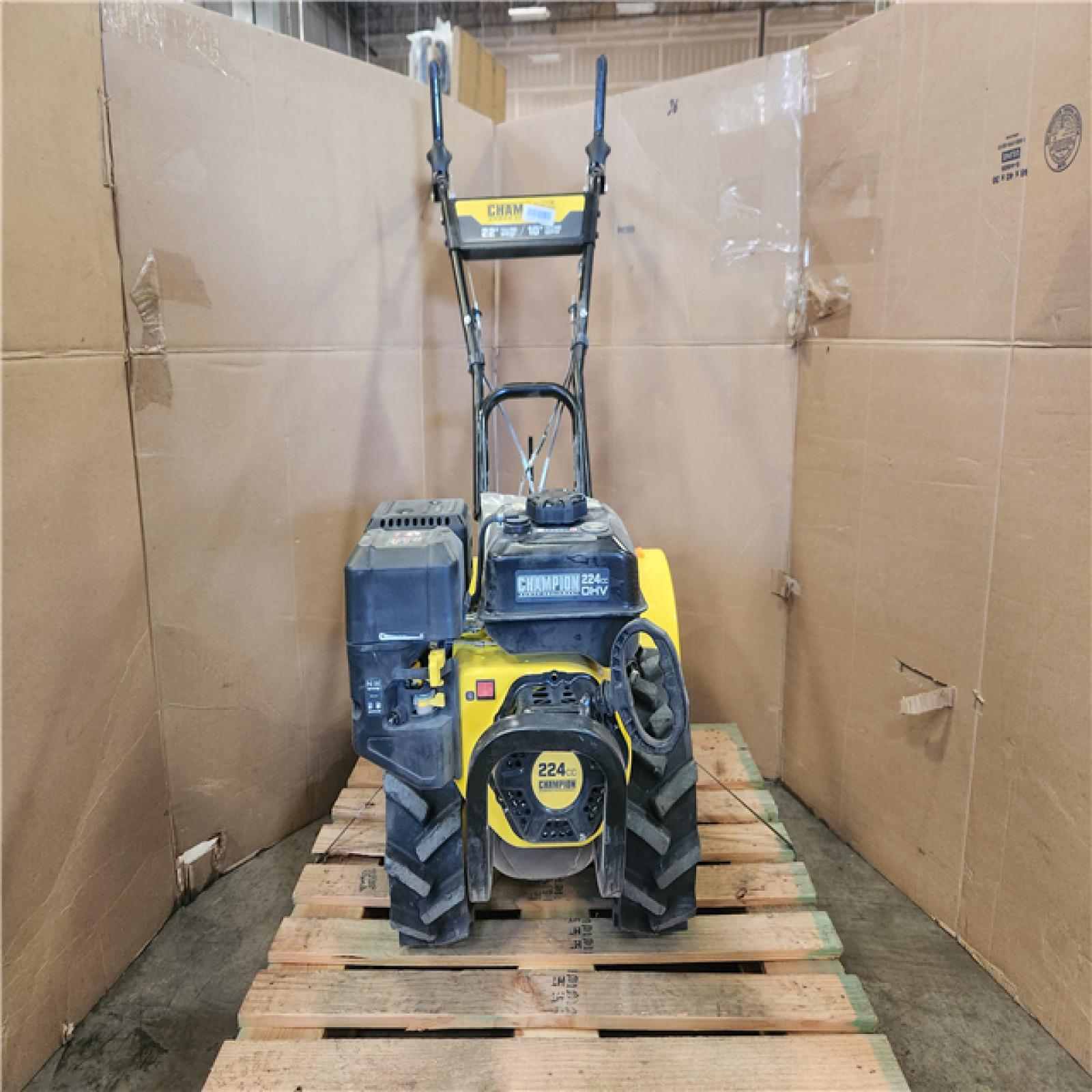 Phoenix Champion Power Equipment 22 in. Counter Rotating Gas Rear Tine Tiller with Self-Propelled Agricultural Tires