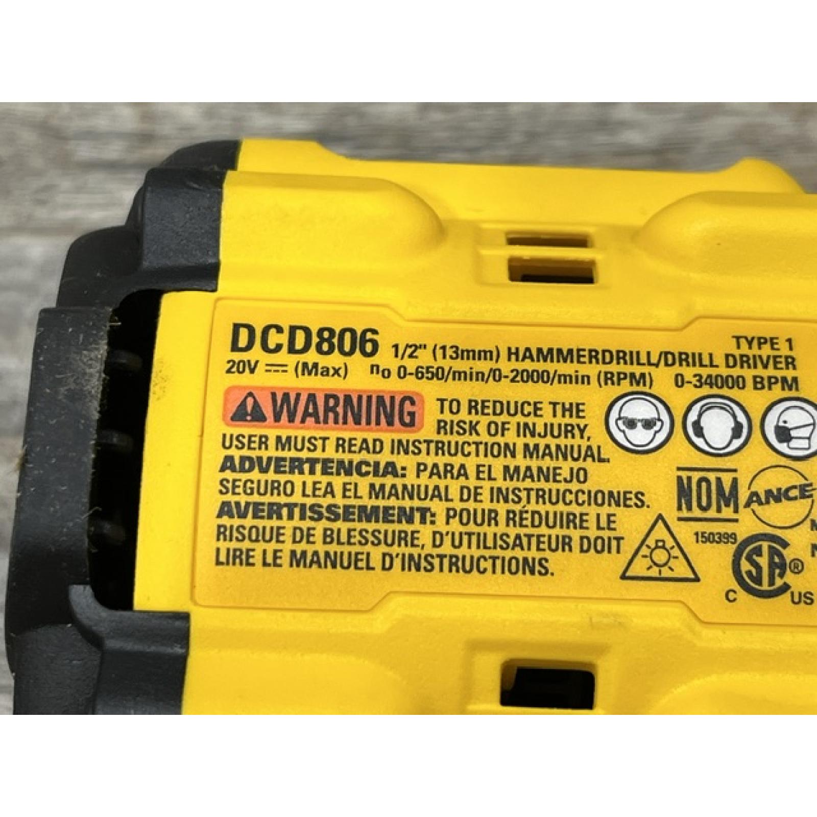 AS-IS DEWALT 20V XR Lithium-Ion Cordless 2-Tool Combo Kit