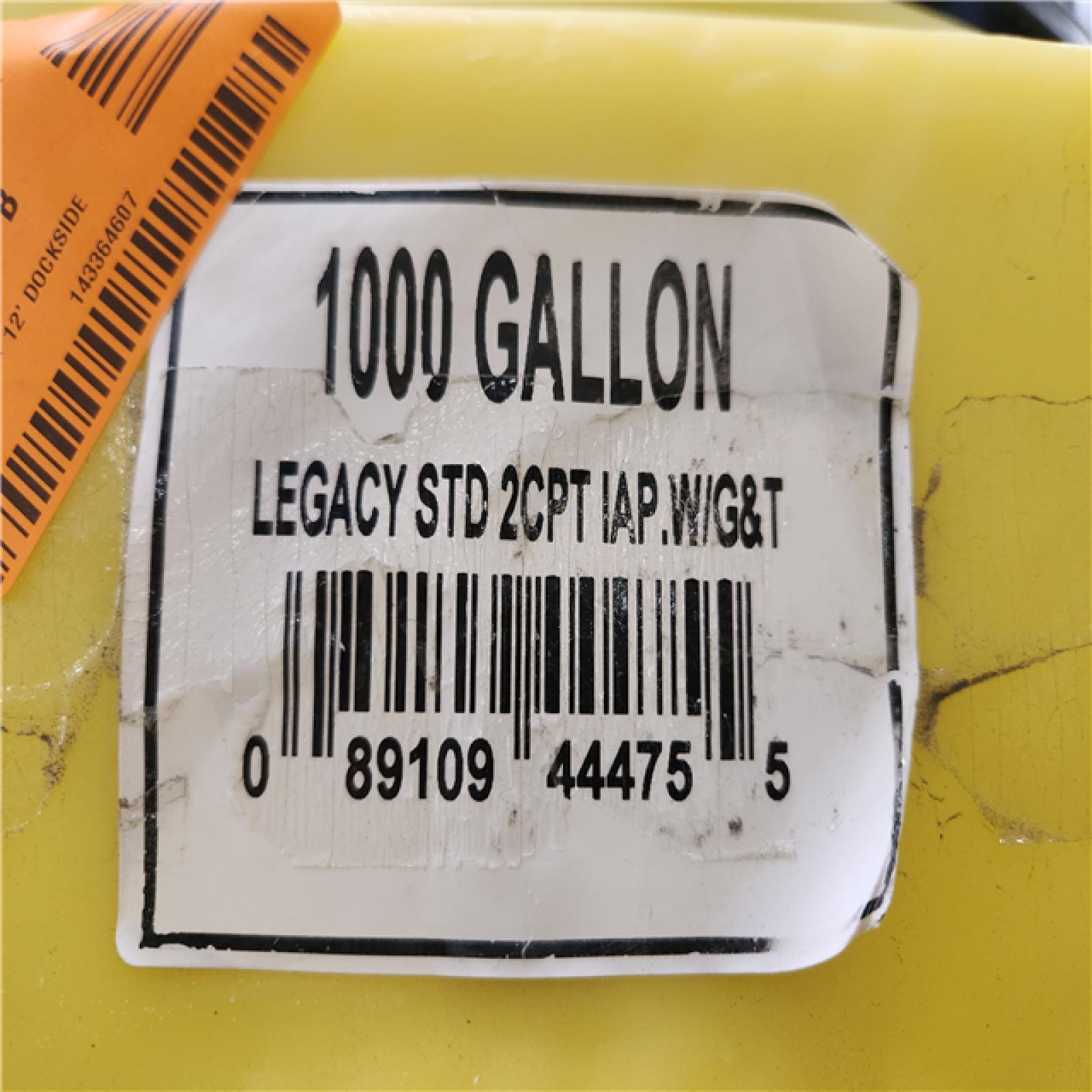 Phoenix Location AS-IS 1000 Gallon Norwesco Septic Tank