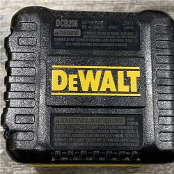 AS-IS DEWALT 20V MAX Lithium-Ion 6.0 Ah Battery and Charger