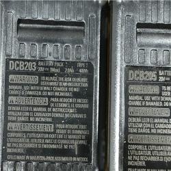 AS-IS DEWALT 20V MAX Lithium-Ion Battery Kit with 5.0Ah and 2.0Ah Battery and Charger