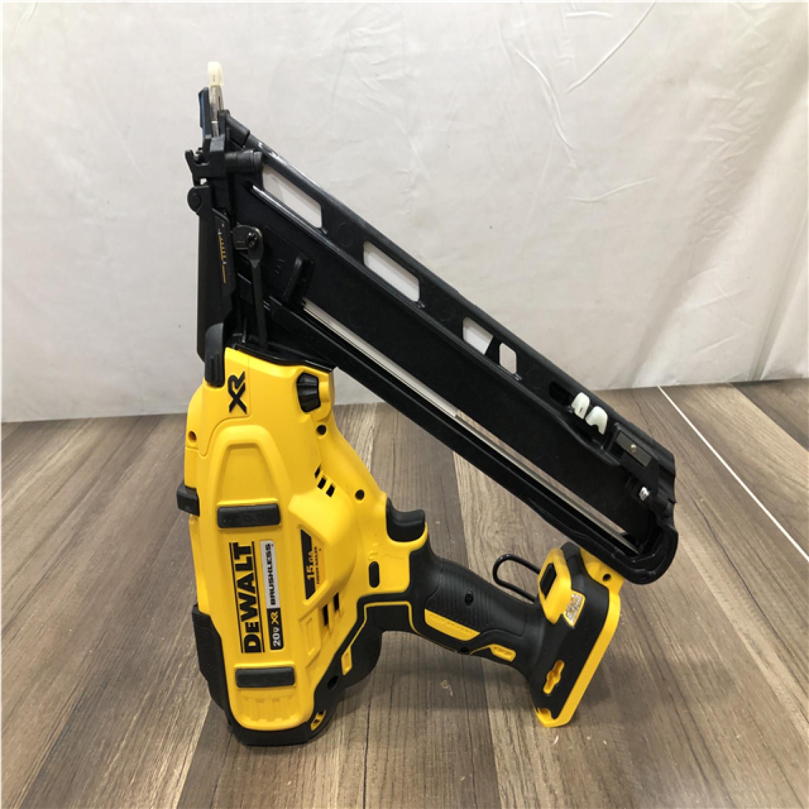 AS-IS DEWALT Cordless 20V MAX XR Angled Finish Nailer (Tool Only)