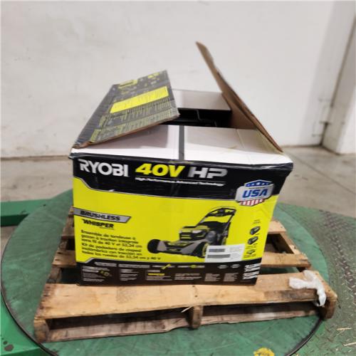 Dallas Location - As-Is RYOBI 40V HP Brushless Whisper Series 21. in Self-Propelled  Mower - (2) 6.0 Ah Batteries & Charger