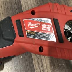 AS-IS Milwaukee 12V Lithium-Ion Cordless Copper Tubing Cutter (Tool-Only)