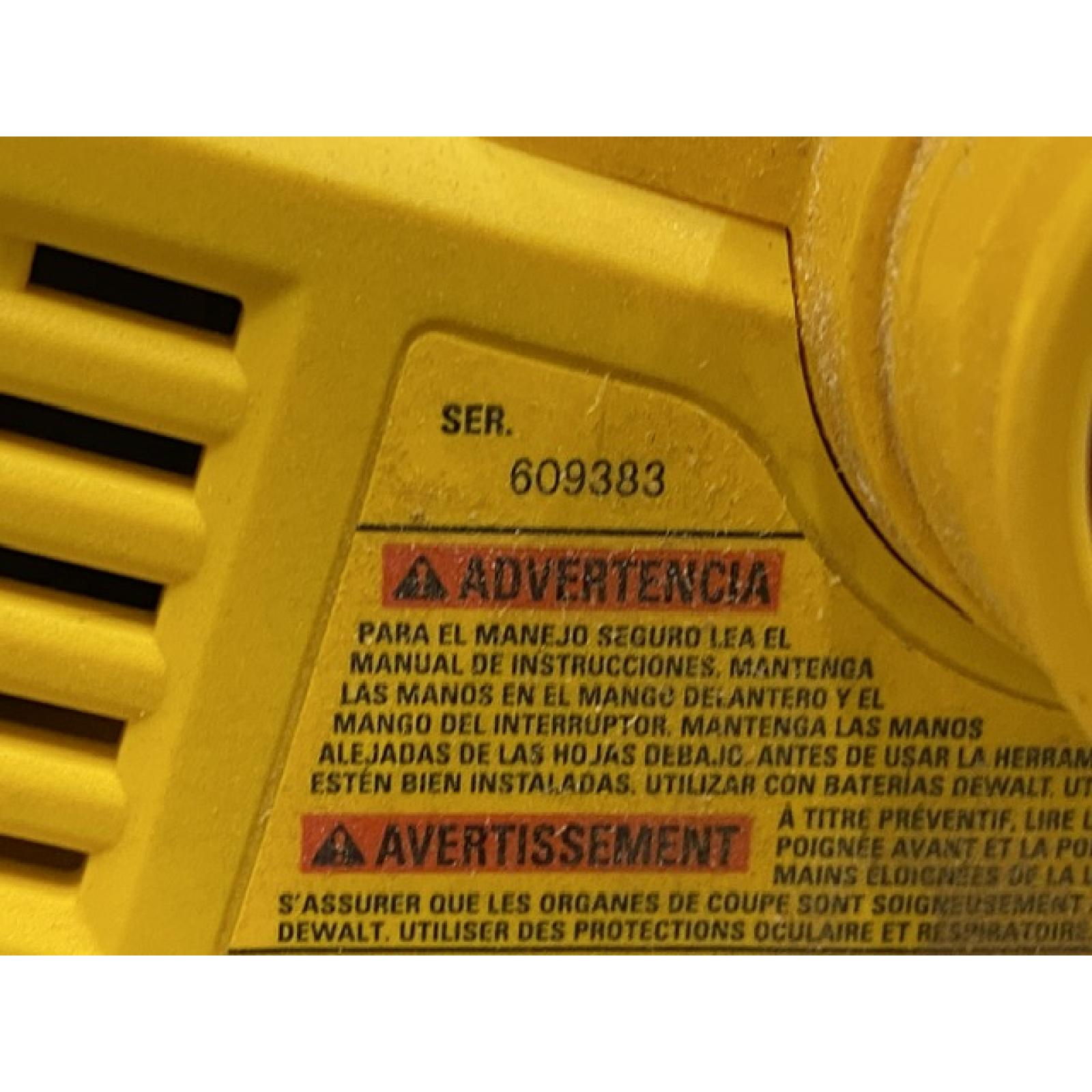 AS-IS DEWALT 20V MAX XR Cordless Brushless 3-1/4 in. Planer (Tool Only)