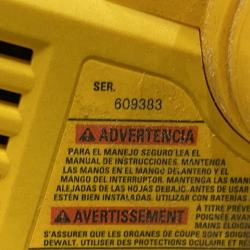 AS-IS DEWALT 20V MAX XR Cordless Brushless 3-1/4 in. Planer (Tool Only)