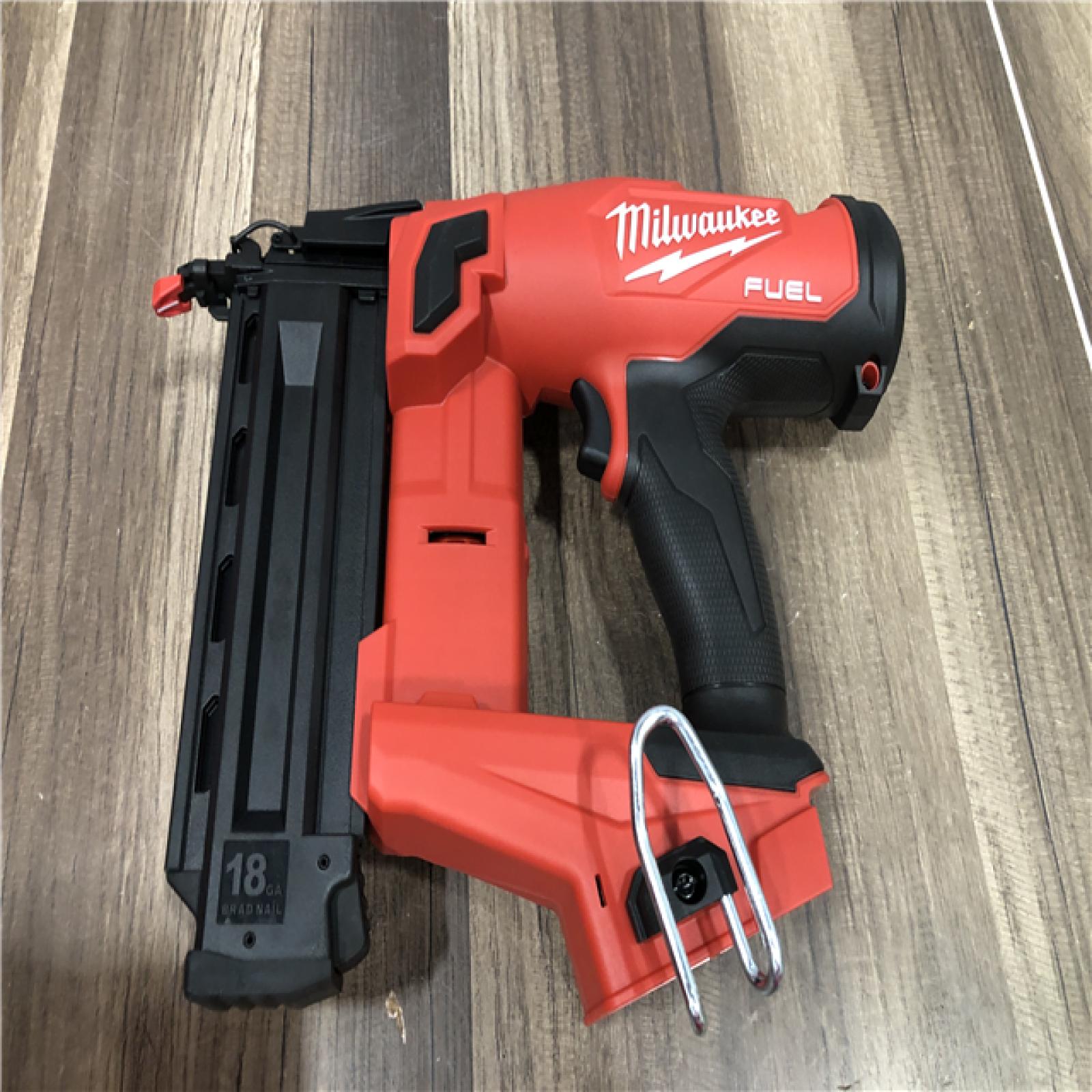 AS-IS Milwaukee FUEL 18-Volt Lithium-Ion Brushless Cordless Gen II 18-Gauge Brad Nailer (Tool-Only)