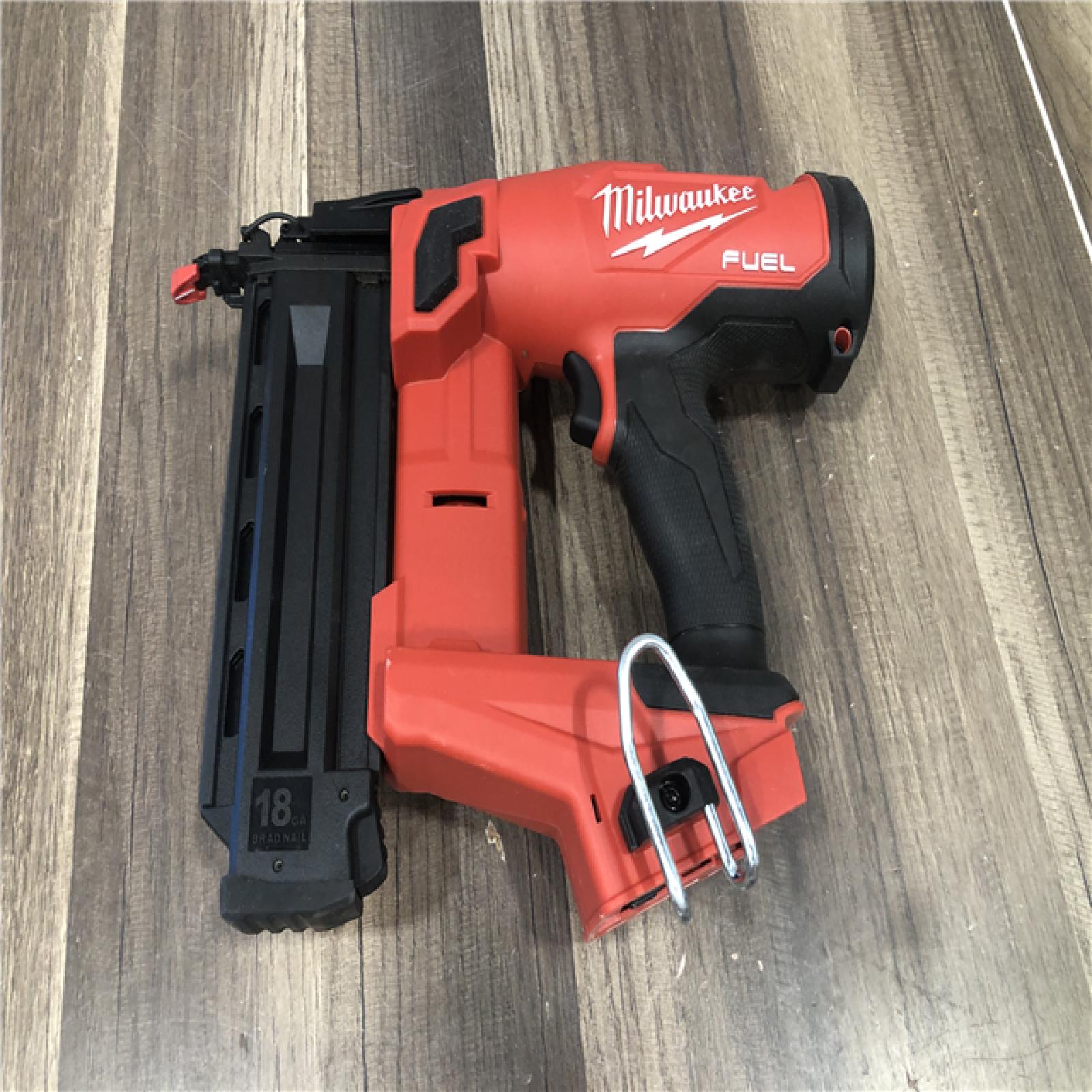 AS-IS Milwaukee FUEL 18-Volt Lithium-Ion Brushless Cordless Gen II 18-Gauge Brad Nailer (Tool-Only)