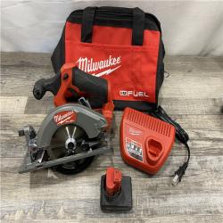 AS-SI Milwaukee FUEL 12V Lithium-Ion Brushless 5-3/8 in. Cordless Circular Saw Kit