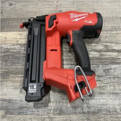 AS-IS Milwaukee FUEL 18-Volt Lithium-Ion Brushless Cordless Gen II 18-Gauge Brad Nailer (Tool-Only)
