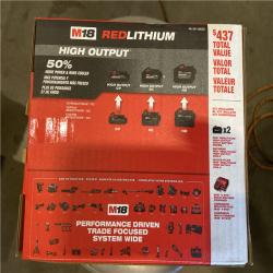 NEW! - Milwaukee M18 18-Volt Lithium-Ion High Output Starter Kit with Two 6.0 Ah Battery and Charger