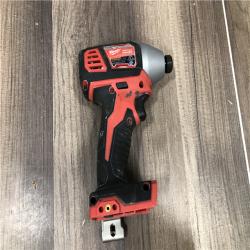 AS-IS Milwaukee 18V Lithium-Ion Cordless 1/4 in. Hex Impact Driver (Tool-Only)