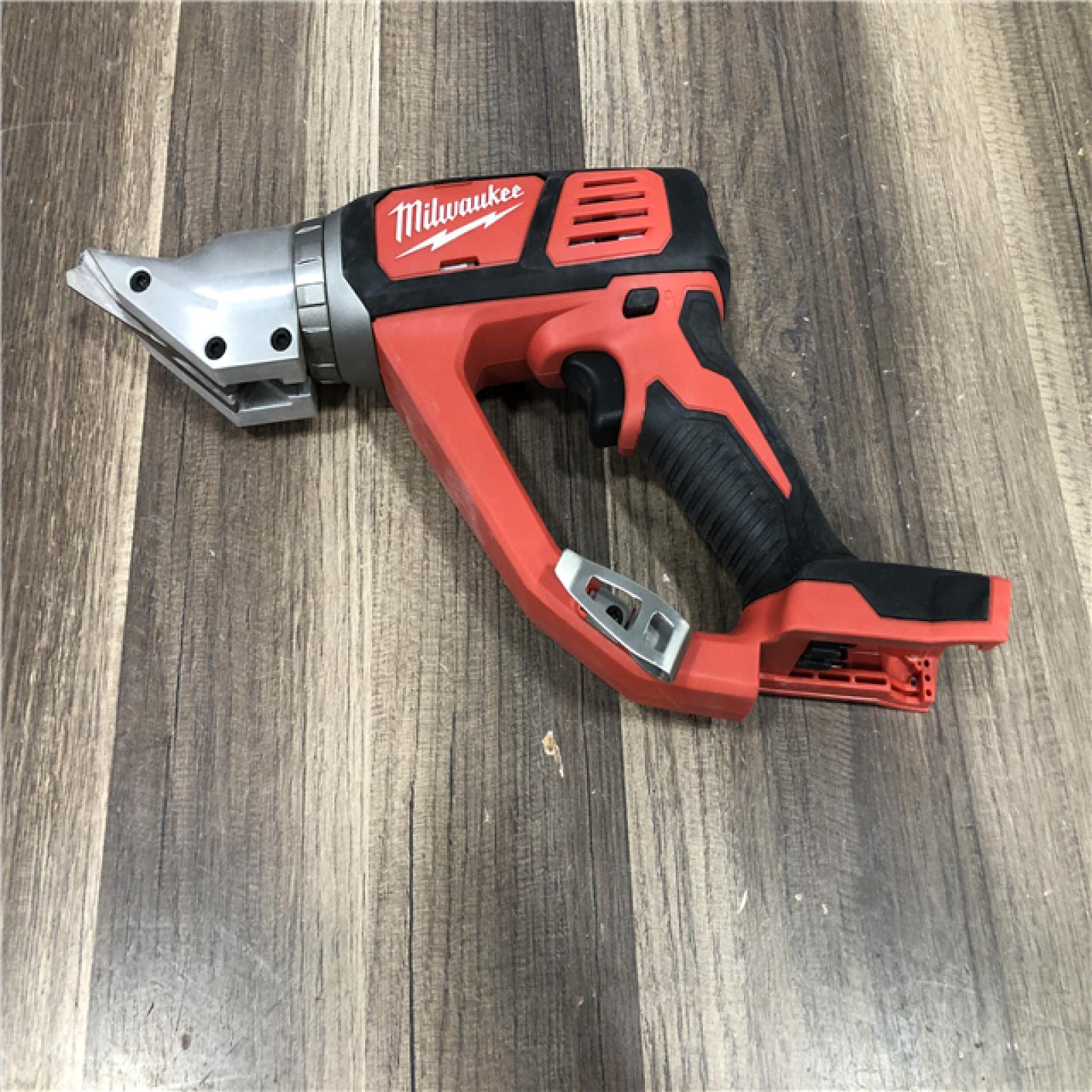 AS-IS Milwaukee M18 18-Volt Lithium-Ion Cordless 18-Gauge Double Cut Metal Shear (Tool-Only)