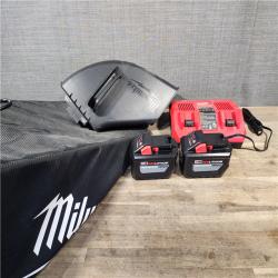 HOUSTON LOCATION - AS-IS M18 FUEL Brushless Cordless 21 in. Walk Behind Dual Battery Self-Propelled Mower W/ (2) Battery and Rapid Charger