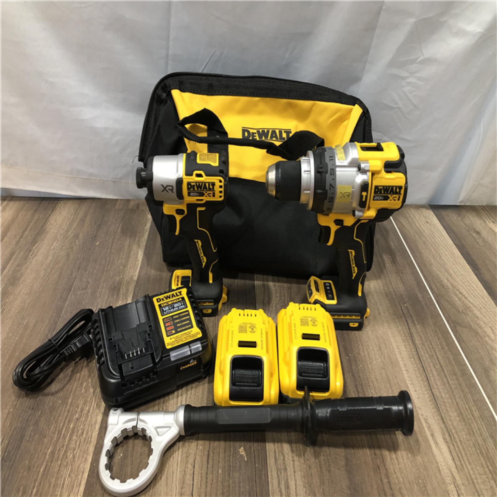 AS-IS DEWALT 20V MAX Lithium-Ion Cordless 2-Tool Combo Kit