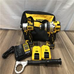 AS-IS DEWALT 20V MAX Lithium-Ion Cordless 2-Tool Combo Kit