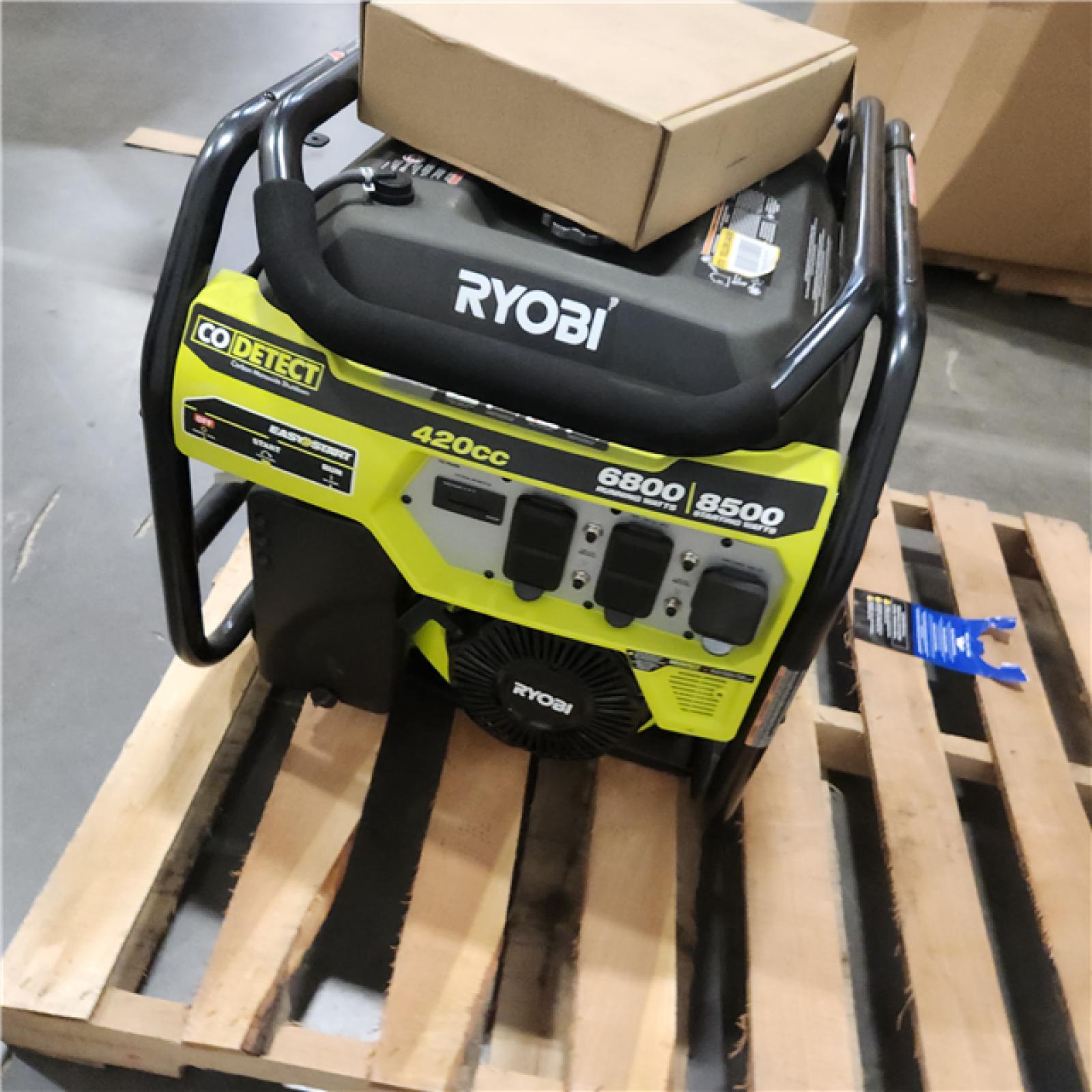 Dallas Location - As-Is RYOBI 6800-Watt  Gasoline  Generator