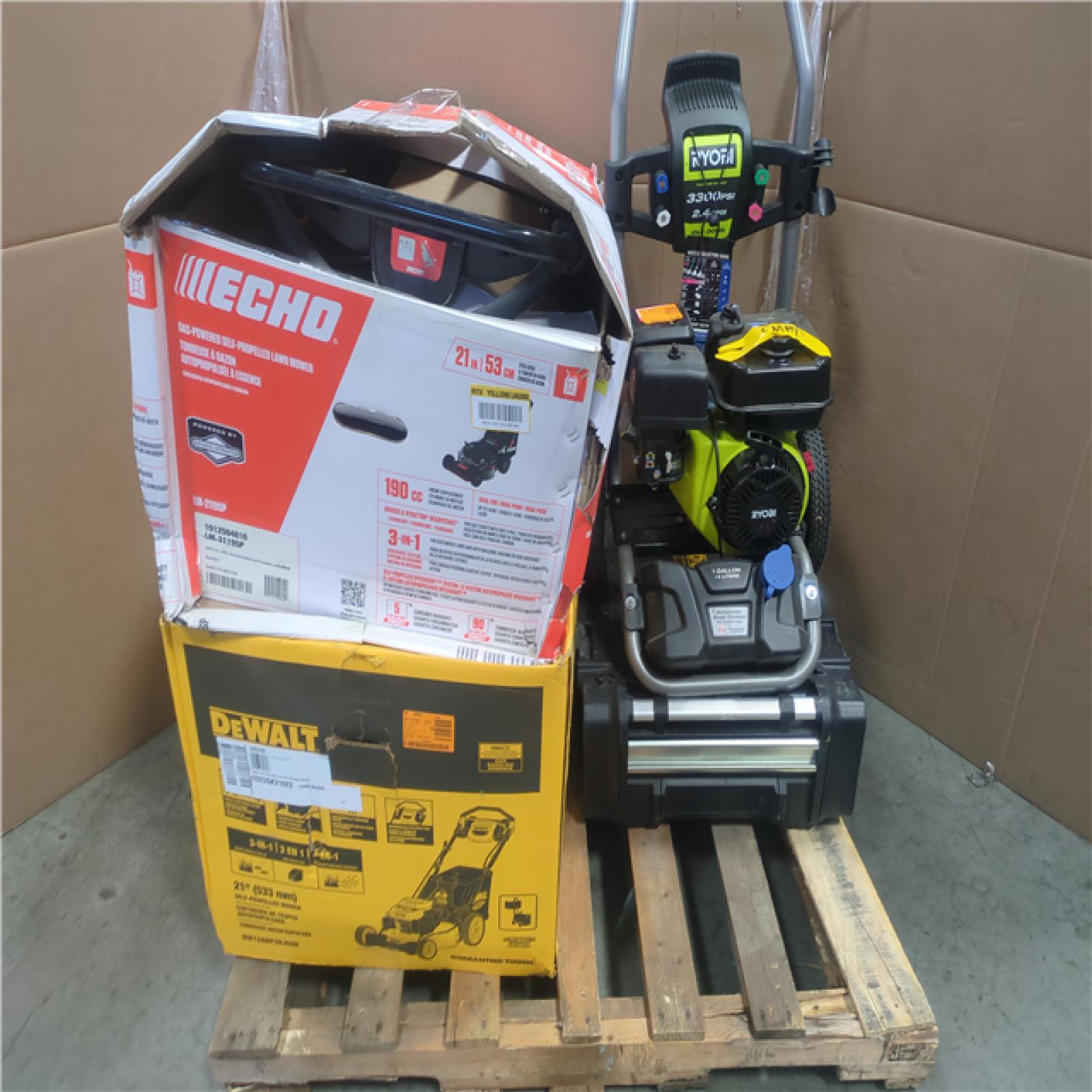 CALIFORNIA AS-IS OUTDOOR POWER EQUIPMENT