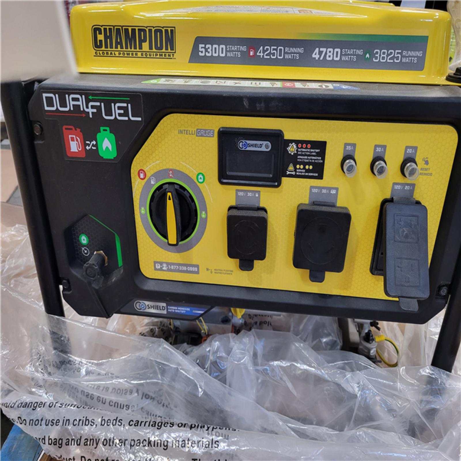 CALIFORNIA AS-IS CHAMPION PORTABLE GENERATOR