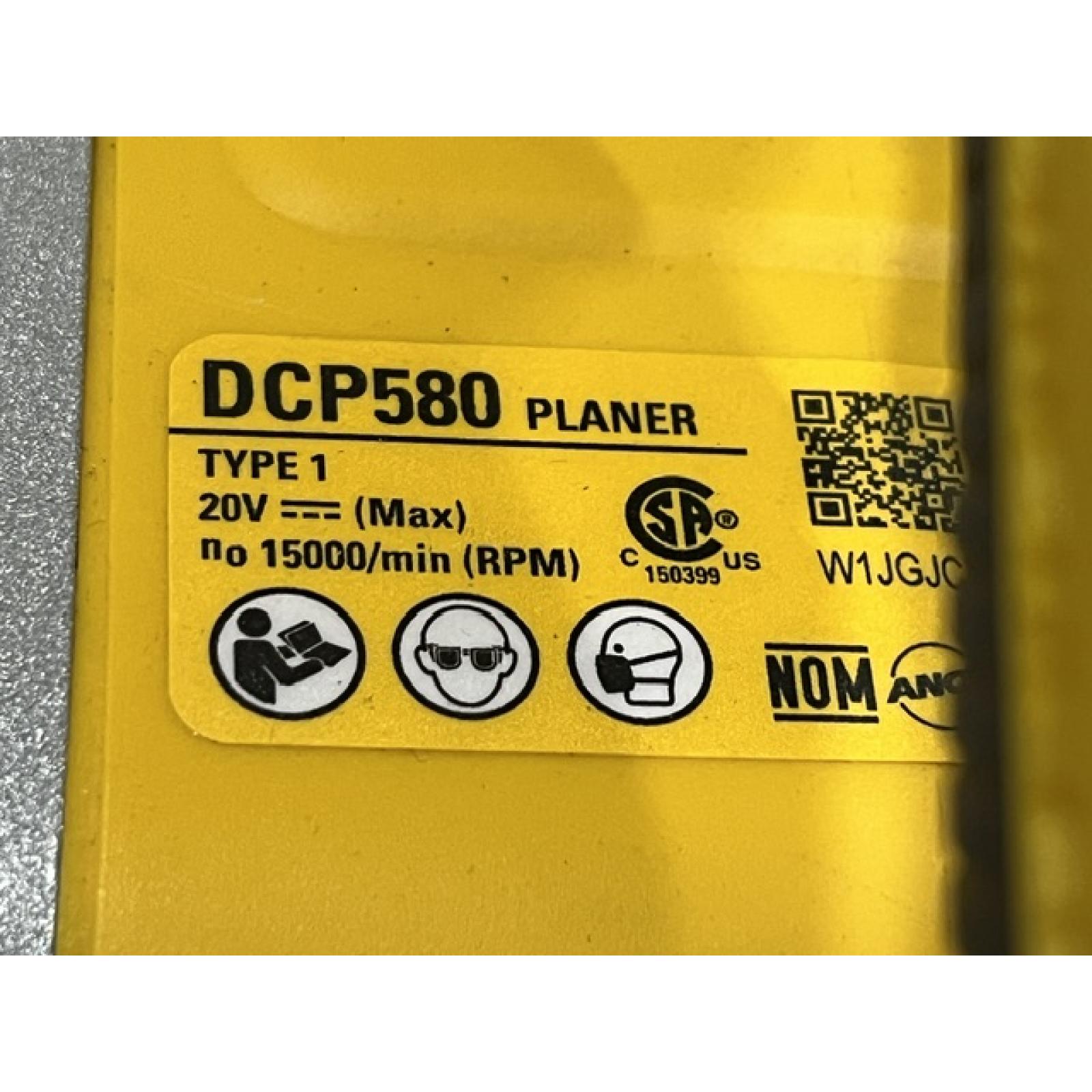 AS-IS DEWALT 20V MAX XR Cordless Brushless 3-1/4 in. Planer (Tool Only)